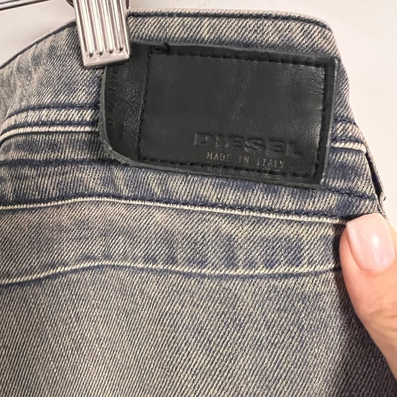 Diesel Slim Fit Faded Blue Jeans - Picture 6 of 11